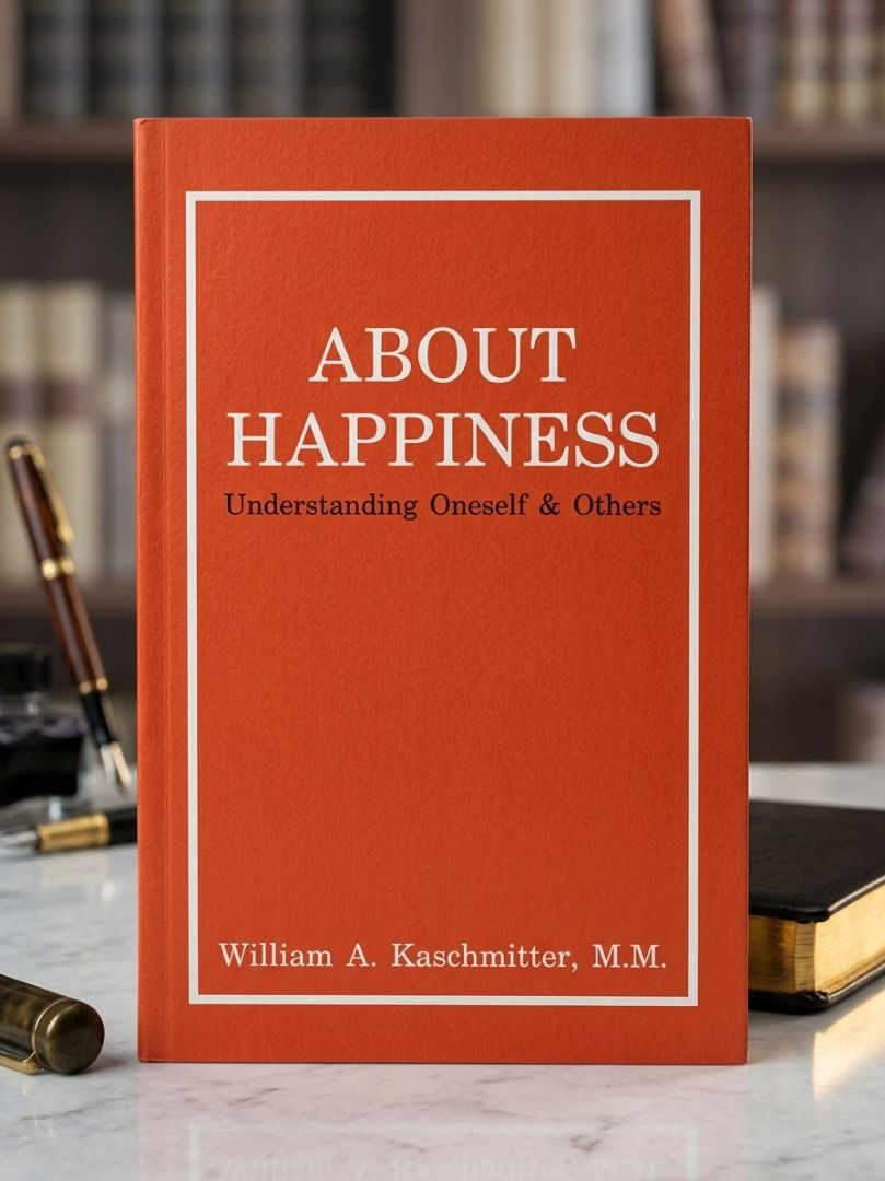 ABOUT HAPPINESS (Category: Religion Books) located in Makati City. Submitted by furrowpublishinghouse (Listing ID 1467661312, Image 1). Description: - A vintage book titled About Happiness: Understanding Oneself & Others. Book Details • Author: William A. Kaschmitter, M.M. (a member of the Maryknoll Fathers and Brothers Catholic missionary society). • Publisher: Published by Lumen Christi Press. • Format: It is a relatively concise work spanning 