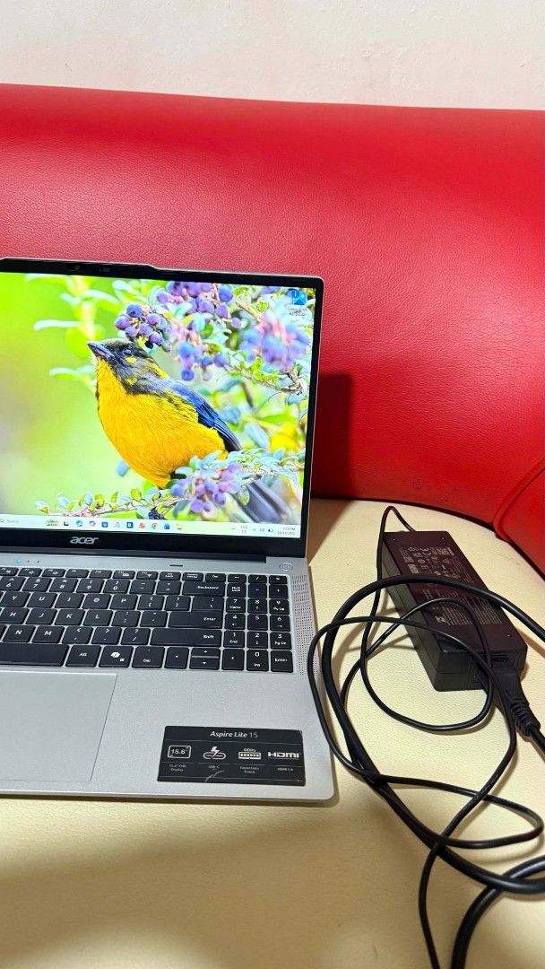 Acer Aspire Lite 15 Laptop Intel Core i5 (Category: Laptops & Notebooks) located in Rizal. Submitted by angeeeeeeeel8 (Listing ID 1467795375, Image 1). Description: - Model: Acer Aspire Lite 15 - Display: 15.6-inch FHD - Processor & Memory: Intel Core i5 with DDR5 RAM - Ports: USB-C and HDMI 1.4 - Inclusions: Original power adapter Good as New - bihira magamit, kapag gagawa lang ng grades and powerpoint (teacher ang owner) Price: ₱28,000 Descript