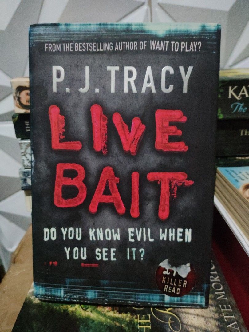 Action & Thriller Bundle (Category: Storybooks) located in Cainta. Submitted by giftshopbyyui (Listing ID 1467750514, Image 2). Description: Live Bait — P.J. Tracy - 📌 Genre: Mystery / Crime Thriller - 📑 Format: Hardcover - 🌍 Origin: United States - ✅ Standalone: Book 2 in the Monkeewrench series — can be read as a standalone ✨ Ultimate Weapon — Chris Ryan - 📌 Genre: Military Thriller / Action - 📑 Format: Hardcover - 🌍 Origin: United Kingdo