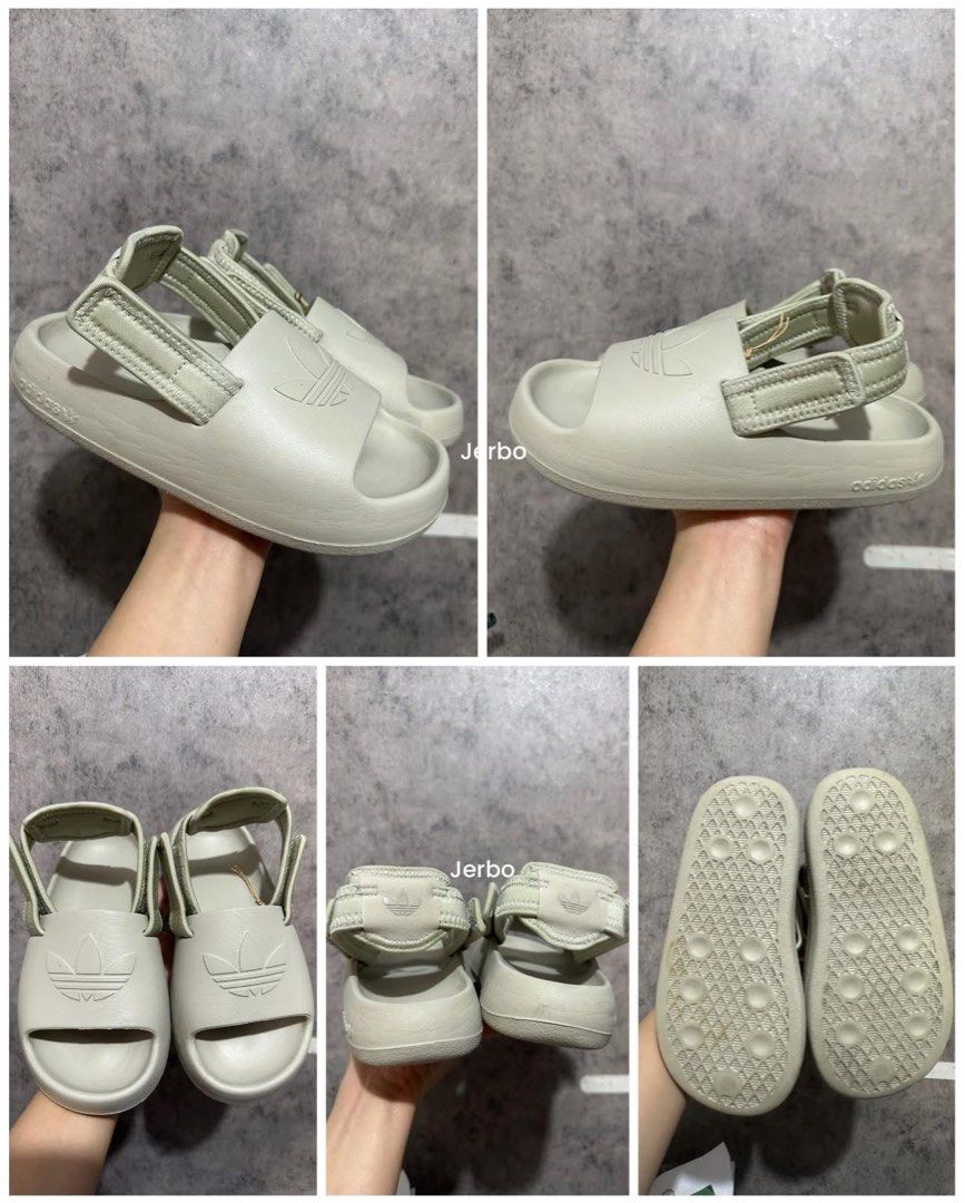 Adidas Adifom Adilette (Category: Babies & Kids Fashion) located in Manila. Submitted by jade_preloved19 (Listing ID 1467676665, Image 1). Description: Adidas Adifom Adilette Size UK1 | 20cm 💯original With box ₱1,000 only.