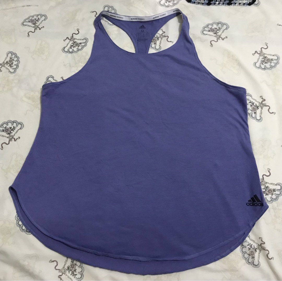 Adidas Aerobics Sando cropped (Category: Activewear) located in Manila. Submitted by freshlemon58885 (Listing ID 1467730650, Image 1). Description: Med on tag Cotton super comfy.