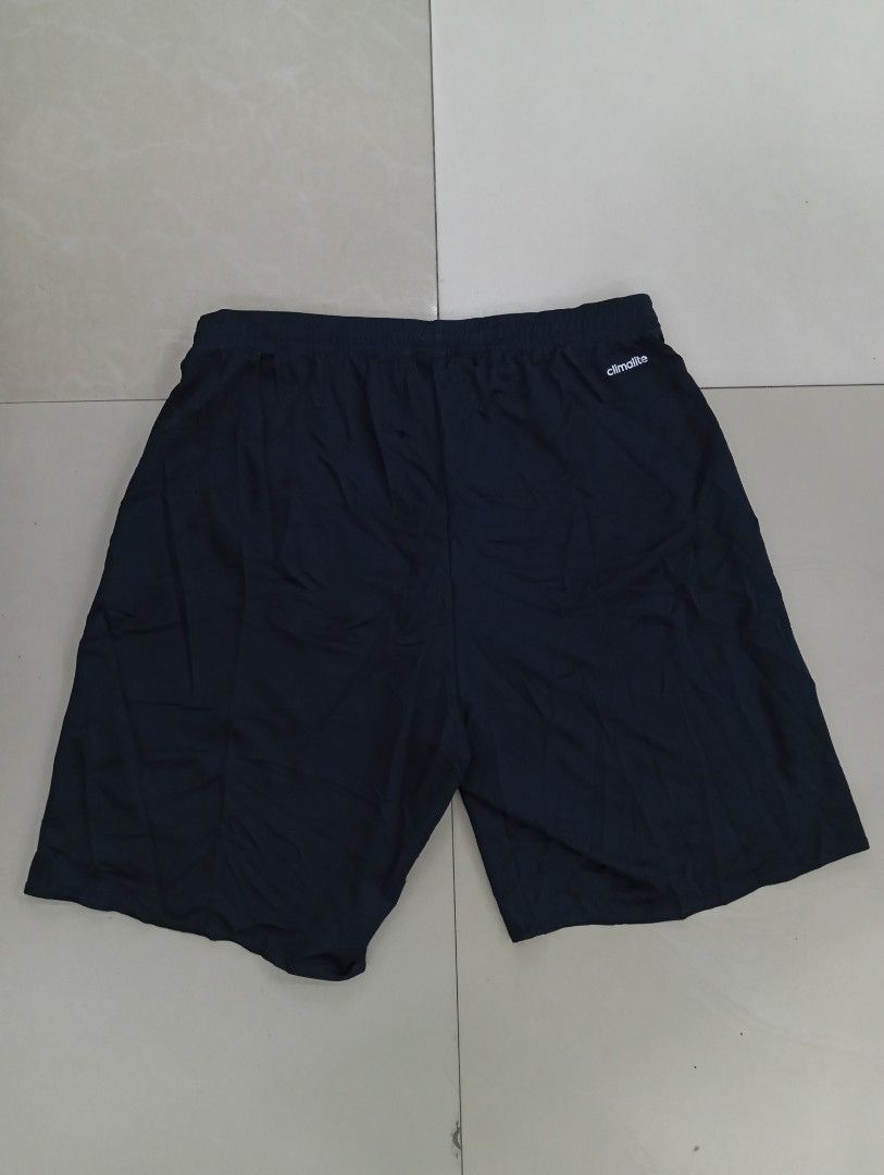 Adidas Climalite Black Athletic Shorts Size L (Category: Shorts) located in Manila. Submitted by brugodoy (Listing ID 1467797843, Image 2). Description: - Brand: Adidas - Style: Climalite Athletic Shorts - Color: Black - Size: Large (L) - Condition: Brand new with tags still attached - Material: 100% (Made in Cambodia) - Features: Elastic waistband with adjustable drawstring cords - Branding: White Adidas logo on left leg and Climalite print near