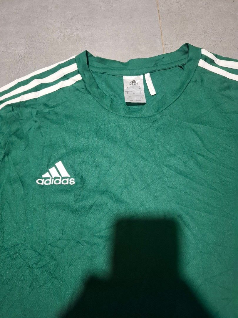Adidas Climalite Estro 15 (Category: Tshirts & Polo Shirts ) located in Rizal. Submitted by marcothrifts (Listing ID 1467718615, Image 3). Description: Adidas Climalite Estro 15 Drifit XL on tag Width: 21.5 Length: 27.5 Color rate: 9.9/10 Verygood Condition No issue.