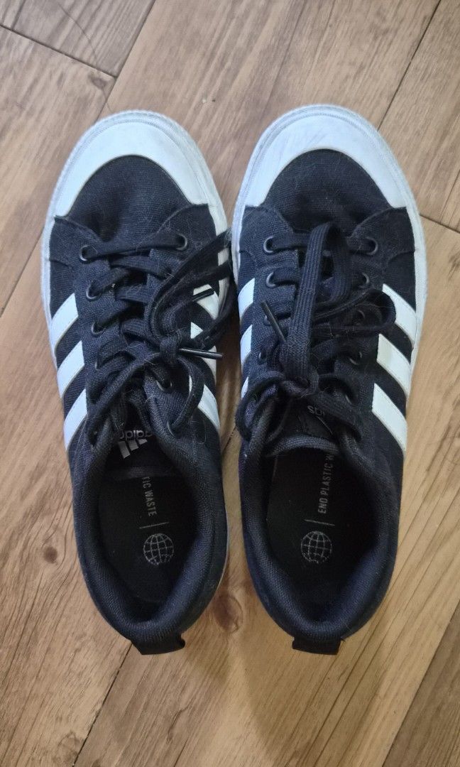 Adidas Platform Shoes (Category: Sneakers) located in Mandaluyong City. Submitted by 27thriftstreet (Listing ID 1467838823, Image 1). Description: Adidas Bravada Platform Shoes Size 8 women's Rfs: Too big for me. I'm just a size 7 women's.