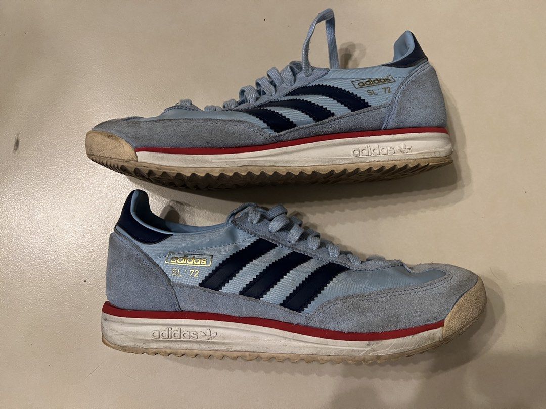 Adidas SL 72 size 8.5US (Category: Sneakers) located in San Juan City. Submitted by martin.byo (Listing ID 1467611093, Image 2). Description: Adidas sl72 (2024) Size 8.5US. Fits accurately Well-worn with care No box included. Grab, lalamove Meetup - rob mag, greenhills, gateway .