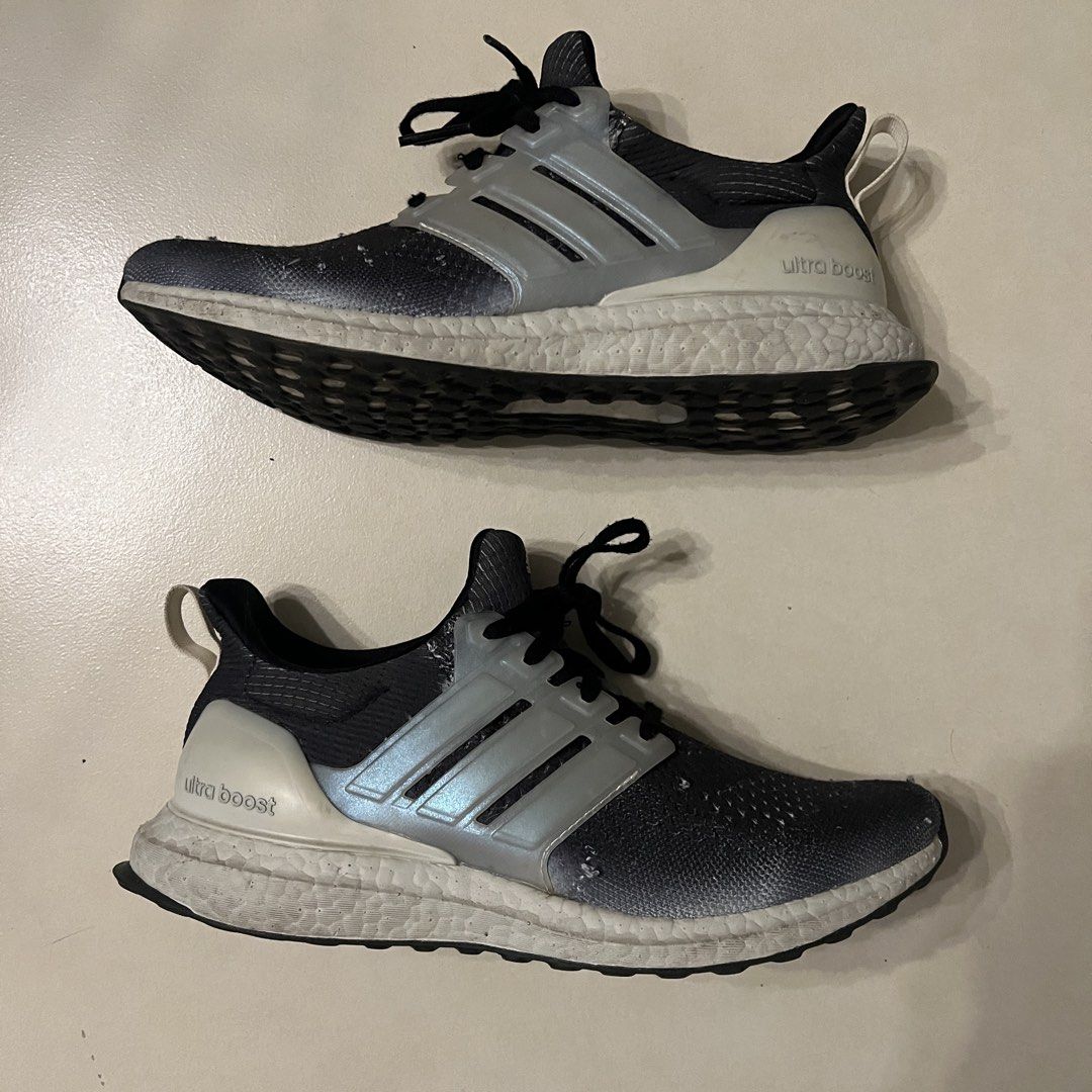 Adidas Ultra Boost 1.0 size 8.5US (Category: Sneakers) located in San Juan City. Submitted by martin.byo (Listing ID 1467611713, Image 1). Description: Adidas Ultra Boost 1.0 (2024) Size 8.5 US, fits slightly small. Condition - well-worn with care, slight knit pilling Meetup - Robinsons Magnolia, GH Mall, and Gateway Mall 2.
