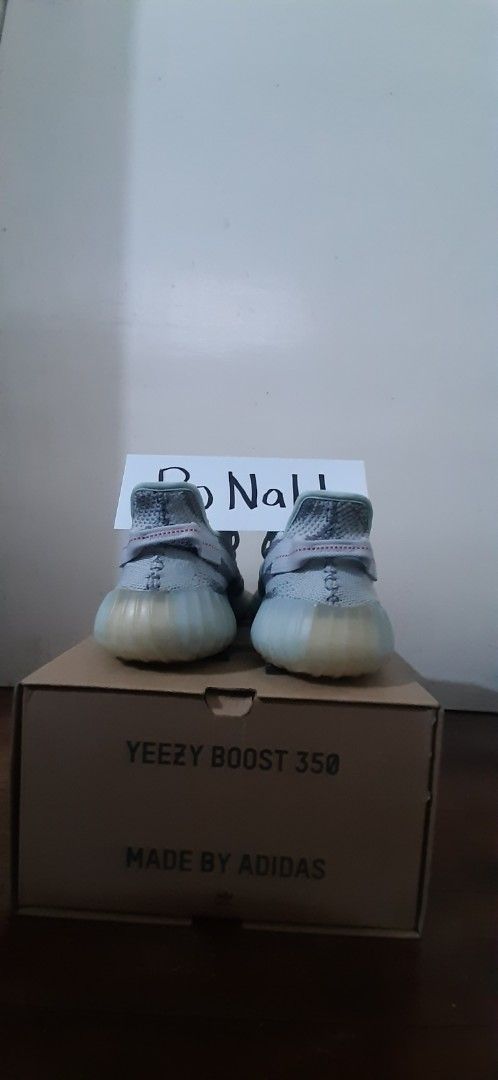 Adidas Yeezy Boost 350 V2 Blue Tint (Category: Sneakers) located in Marikina City. Submitted by two6kicksph (Listing ID 1467658798, Image 3). Description: - Model: Adidas Yeezy Boost 350 V2 - Colorway: Blue Tint - Size: US 10 - Condition: Brand new-ish condition, clean Primeknit uppers and pristine boost windows. Minor dirt on soles from handling only. - Features: Iconic SPLY-350 side stripe, ribbed rubber midsole, and ultra-comfortable Boost cus