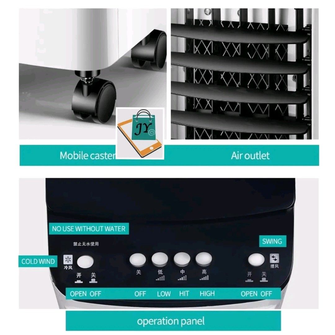 Air cooler 6 bottles w/ swing (Category: Air Conditioning and Heating) located in Manila. Submitted by marvieobordo (Listing ID 1467750133, Image 3). Description: Air cooler 6 bottles w/ swing.