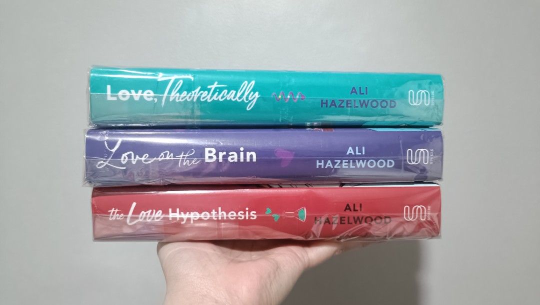 ALI HAZELWOOD (Category: Storybooks) located in Quezon City. Submitted by leorikscorner (Listing ID 1467670582, Image 1). Description: ALL ARE BN MINOR FOXING SA LOVE HYPO AND LOTB.