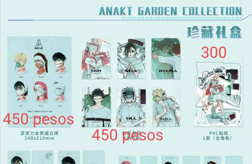 Alien Stage Anakt Garden Collection Merch Set (Category: Designer & Blind Box Toys) located in Aroroy. Submitted by douleur_y0u (Listing ID 1467605716, Image 1). Description: Posters are sold out ❌.