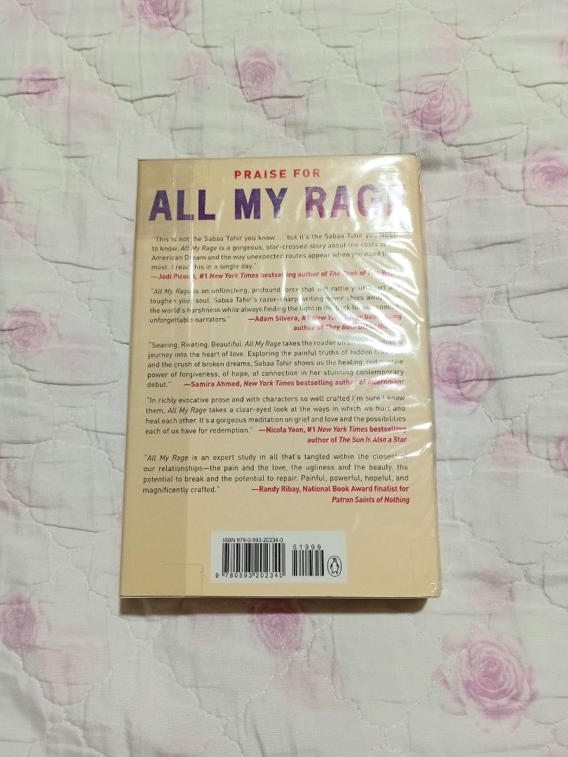 All My Rage by Sabaa Tahir HB (Category: Storybooks) located in San Juan City. Submitted by bisoussofia (Listing ID 1467688232, Image 2). Description: .