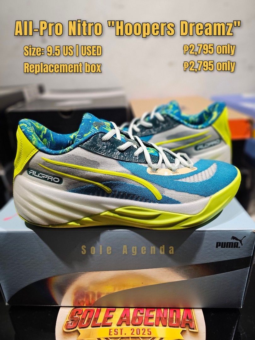 All Pro Nitro "Hooperz Dream" (Category: Sneakers) located in Manila. Submitted by ejjjjj09 (Listing ID 1467821203, Image 1). Description: Payment First (No COD / No COP) TRADE + CASH 📍 Pin: Sole Agenda 🤝 Meetup: Townsville Sabang, Dasmariñas, Cavite 📦 Shipping: Lalamove or J&T #SoleAgenda #OriginalShoes #AuthenticShoes #BasketballShoes #fypシ.