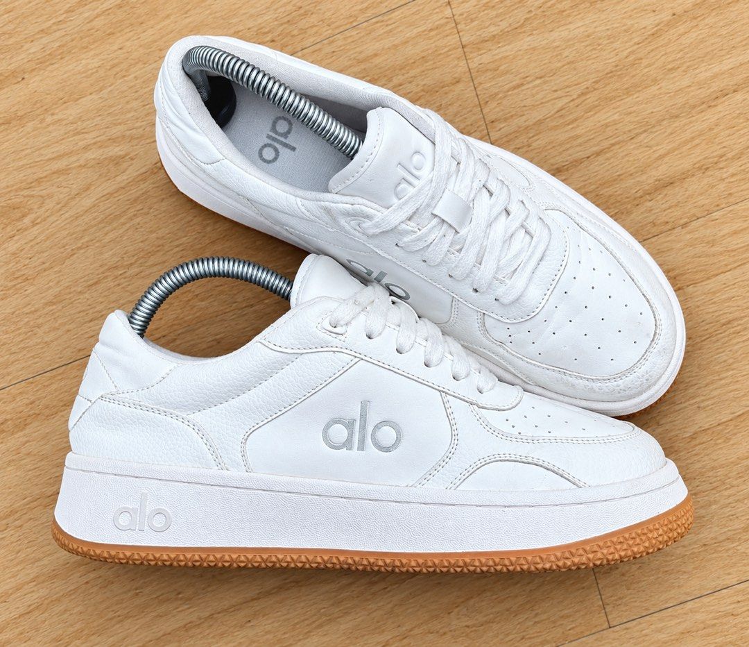 ALO Yoga Recovery Mode Sneaker (Category: Sneakers) located in Manila. Submitted by manifestd. (Listing ID 1467706429, Image 2). Description: ALO Yoga Recovery Mode Sneaker ✔️US7.5 unisex, retails at P15k ✔️Natural White / Gum colorway. ✔️Textured white leather and a classic gum rubber outsole. ✔️ULTRA-CUSHIONED for supreme comfort and ankle support ✔️ NO-SLIP INTERIOR- secure inner grip ✔️ FIRM EXTERIOR OUTSOLE-Supports balance and stability ✔️ 