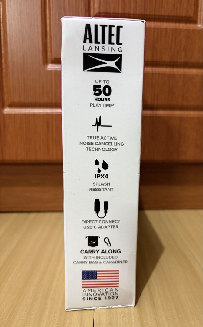 Altec Lansing Kid Safe Pro Pink Headphones (Category: Headphones & Headsets) located in Quezon City. Submitted by beckyshop2024 (Listing ID 1467683776, Image 2). Description: - Brand new - Original from US - Noise-cancelling - 2-in-1: Wired/Wireless.
