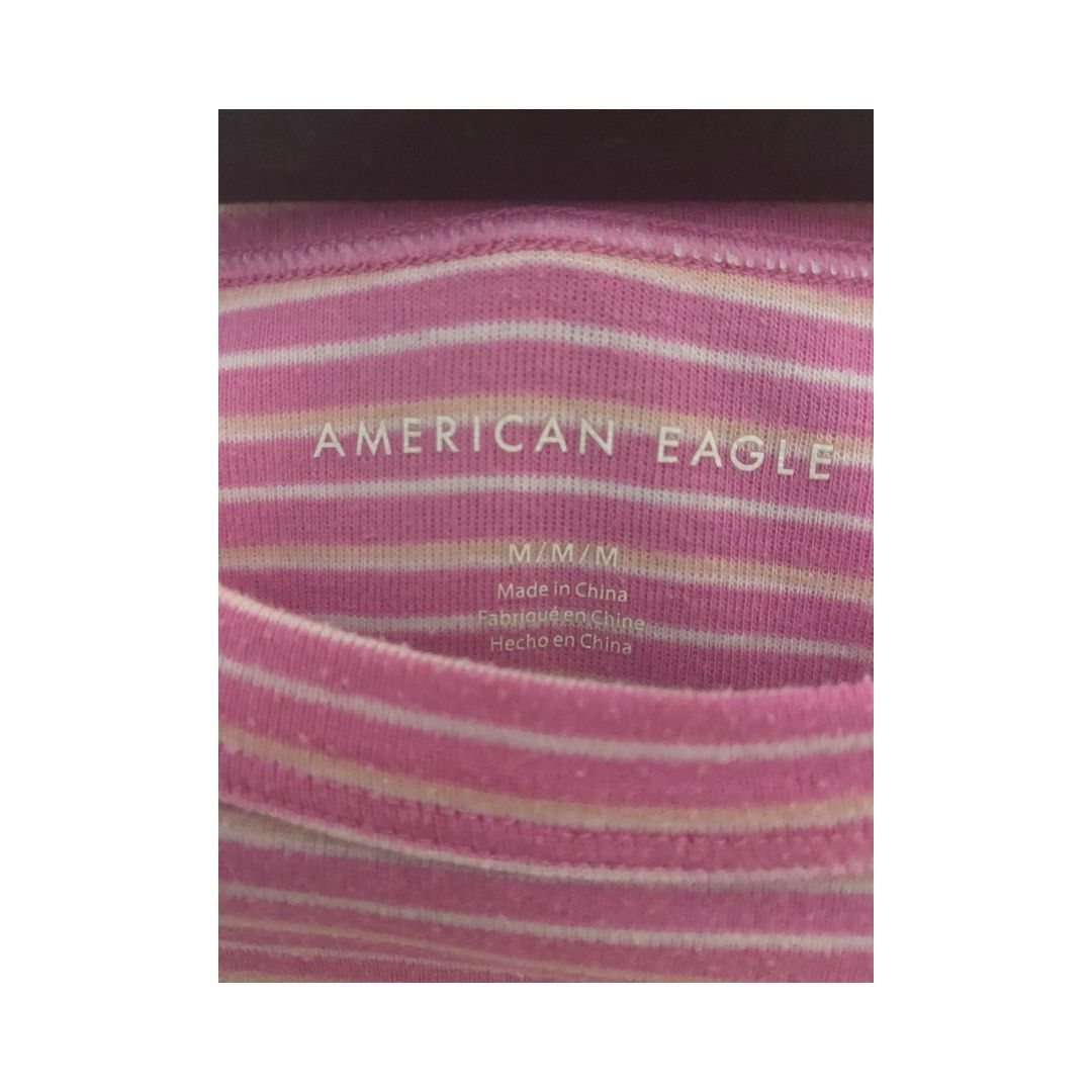 AMERICAN EAGLE OUTFITTERS: LONG LIFE TINY TOP - PINK (Category: Sleeveless) located in Manila. Submitted by reinegnvv (Listing ID 1467693906, Image 3). Description: AMERICAN EAGLE OUTFITTERS: LONG LIFE TINY TOP - PINK ✅ Lightly Used ✅ Bought from Canada Size : Medium RFS: Declutterring MODE OF PAYMENT -BDO -BPI -GCASH MODE OF DELIVERY -Grab -Lalamove MEET-UP LOCATIONS 📌CAVITE -SM Molino -Robinsons Townville (BnT, Imus) 📌MANILA -SM Manila -Robin