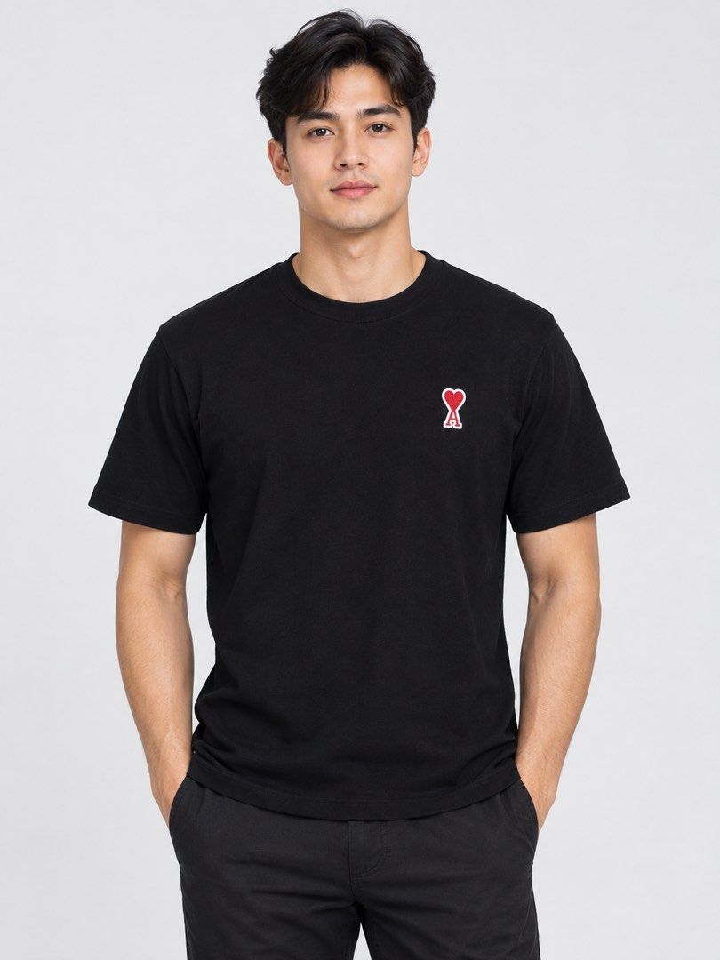 ✅Ami Shirt (Category: Tshirts & Polo Shirts ) located in Dumaguete. Submitted by good_stuff_dgte (Listing ID 1467473777, Image 1). Description: ✅Ami Shirt -₱1k -Size l-xl (22x28) -Color rate 9.7/10 -No issue (excellent condition).