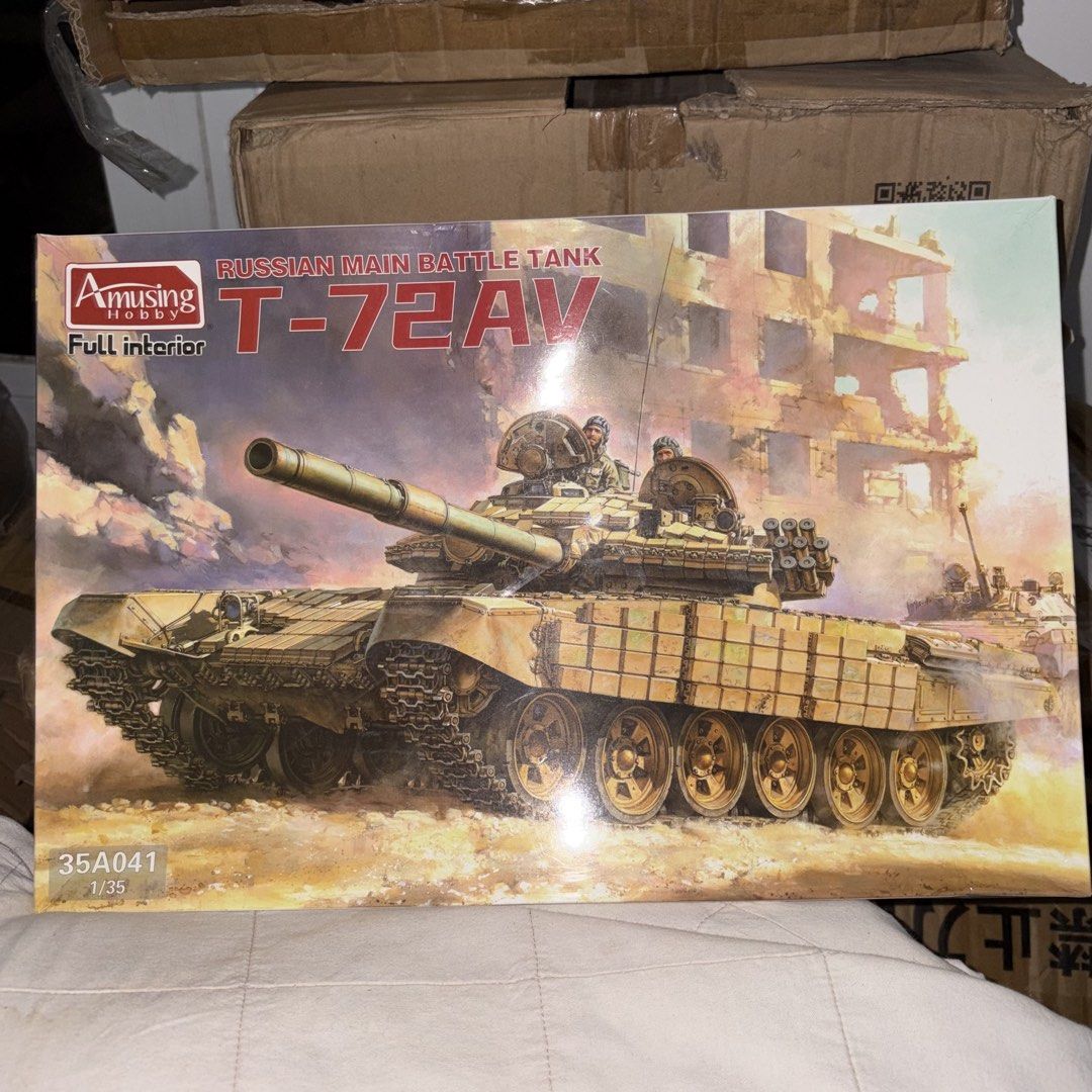 Amusing hobby T-72AV RUSSIAN MAIN BATTLE TANK Model kit (Category: Gundam & Model Kits) located in Baguio. Submitted by suffering (Listing ID 1467808680, Image 1). Description: Baguio location .