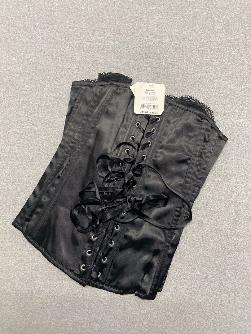 Ann Summers Satin Diamante Corset (Category: Others Tops) located in Taguig. Submitted by zavelle.824 (Listing ID 1467763680, Image 2). Description: Size 8 Bnew.