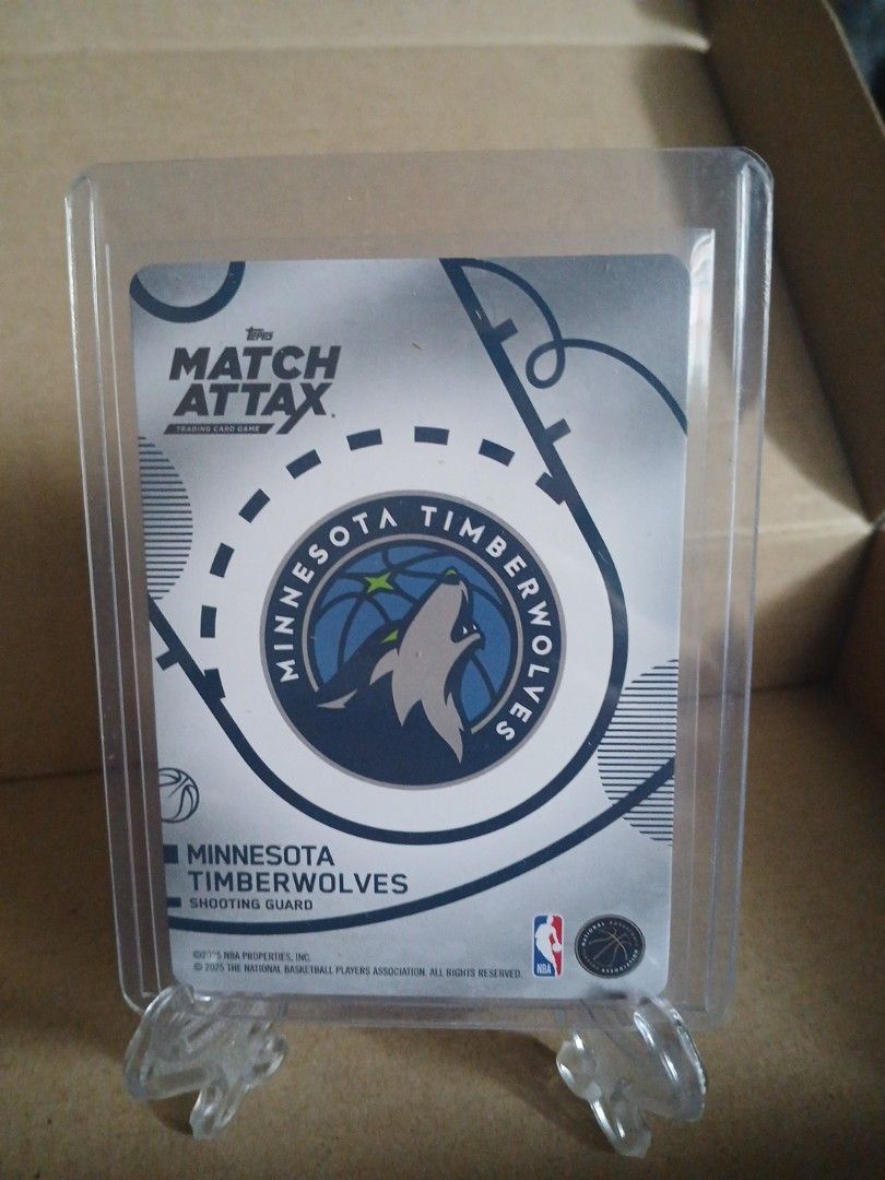 Anthony Edwards PG-AE (Category: Raw Singles) located in Manila. Submitted by diczenestr94951 (Listing ID 1467674427, Image 3). Description: Anthony Edwards Topps match attax cards mint.
