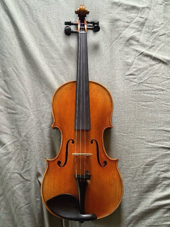 Antonius Stradivarius Cremonensis 1717 Copy Violin (Category: Musical Instruments) located in Manila. Submitted by happytiger-4660 (Listing ID 1467732038, Image 2). Description: - Size: Full size acoustic violin(Strad Copy) - Label: Antonius Stradivarius Cremonensis Faciebat Anno 1717 - Woods: Nice flamed maple back and tight grain spruce top - Finish: Warm amber varnish - Inclusions: Bridge, tailpiece with fine tuner, chin rest, and strings inst