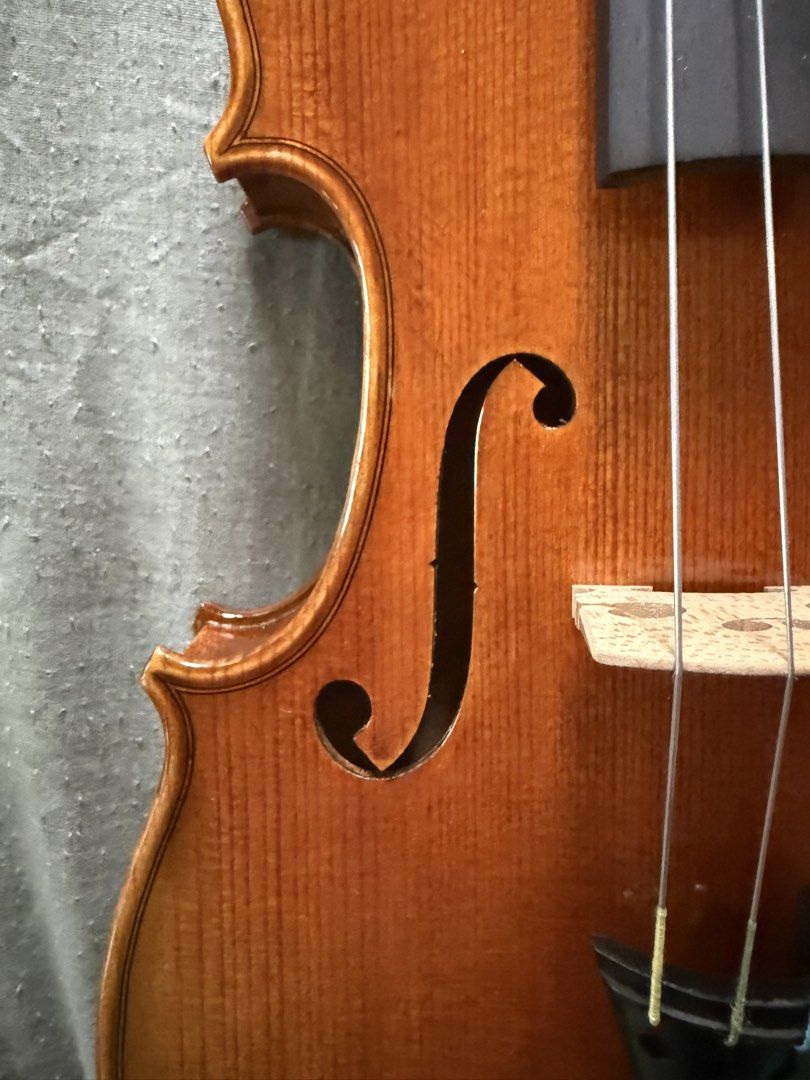 Antonius Stradivarius Cremonensis 1717 Copy Violin (Category: Musical Instruments) located in Manila. Submitted by happytiger-4660 (Listing ID 1467732038, Image 3). Description: - Size: Full size acoustic violin(Strad Copy) - Label: Antonius Stradivarius Cremonensis Faciebat Anno 1717 - Woods: Nice flamed maple back and tight grain spruce top - Finish: Warm amber varnish - Inclusions: Bridge, tailpiece with fine tuner, chin rest, and strings inst