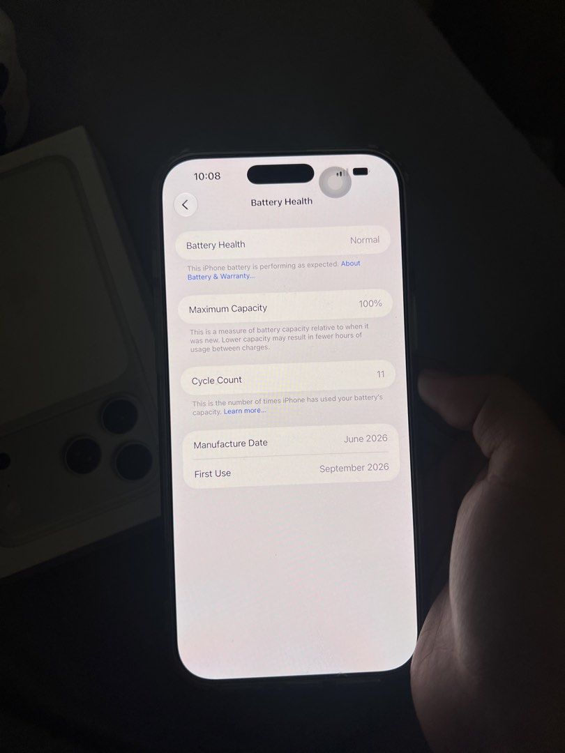 Apple iPhone 17 pro max 256gb (Category: iPhone 17 Series) located in Marikina City. Submitted by jackydgmn (Listing ID 1467615331, Image 1). Description: - Model: Apple iPhone 17 Pro Max ( Silver) - Condition: Flawless, zero scratches, zero dents - Battery Health: 100% with only 11 cycle counts - Status: Factory unlocked - Protection: Case and screen protector used since day one - Inclusions: Original box included, paper bag and tempered Parang 