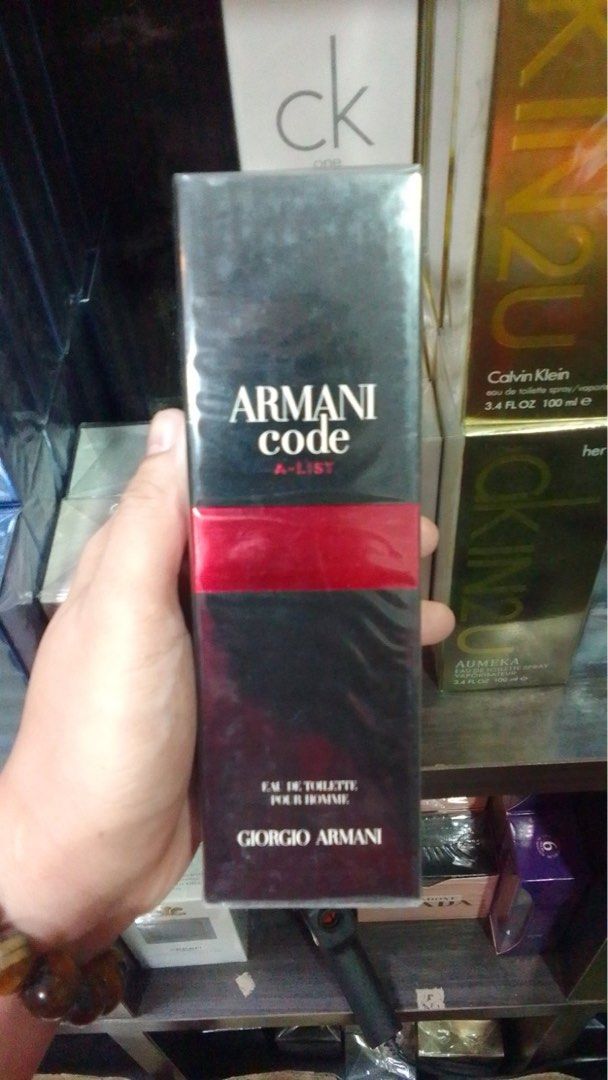 Armani code A-list authentic US tester perfume (Category: Fragrance & Deodorants) located in Manila. Submitted by 4elsperfumes (Listing ID 1467777397, Image 1). Description: .
