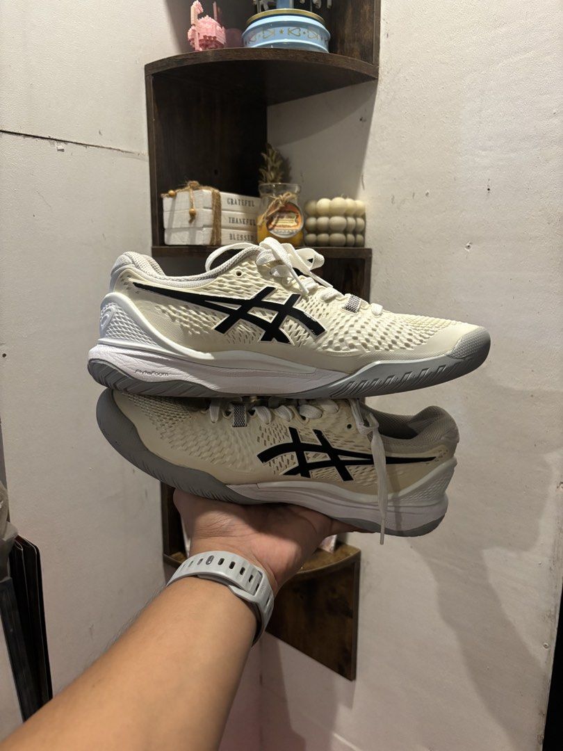 Asics Gel-Resolution 9 (Category: Sneakers) located in Valencia. Submitted by bukidthrift (Listing ID 1467610378, Image 3). Description: AUTHENTIC/ORIGINAL SIZE 8 US | 7 UK | 41.5 EUR | 26 CM EXCELLENT CONDITION NOTE: THRIFTED PAIR ONLY. PLEASE MANAGE YOUR EXPECTATIONS. PAYMENT FIRST ✅ NO COD/COP ❌ MOP - GOTYME BANK/GCASH 💳 BUKIDNON MINDANAO LOC 📍.