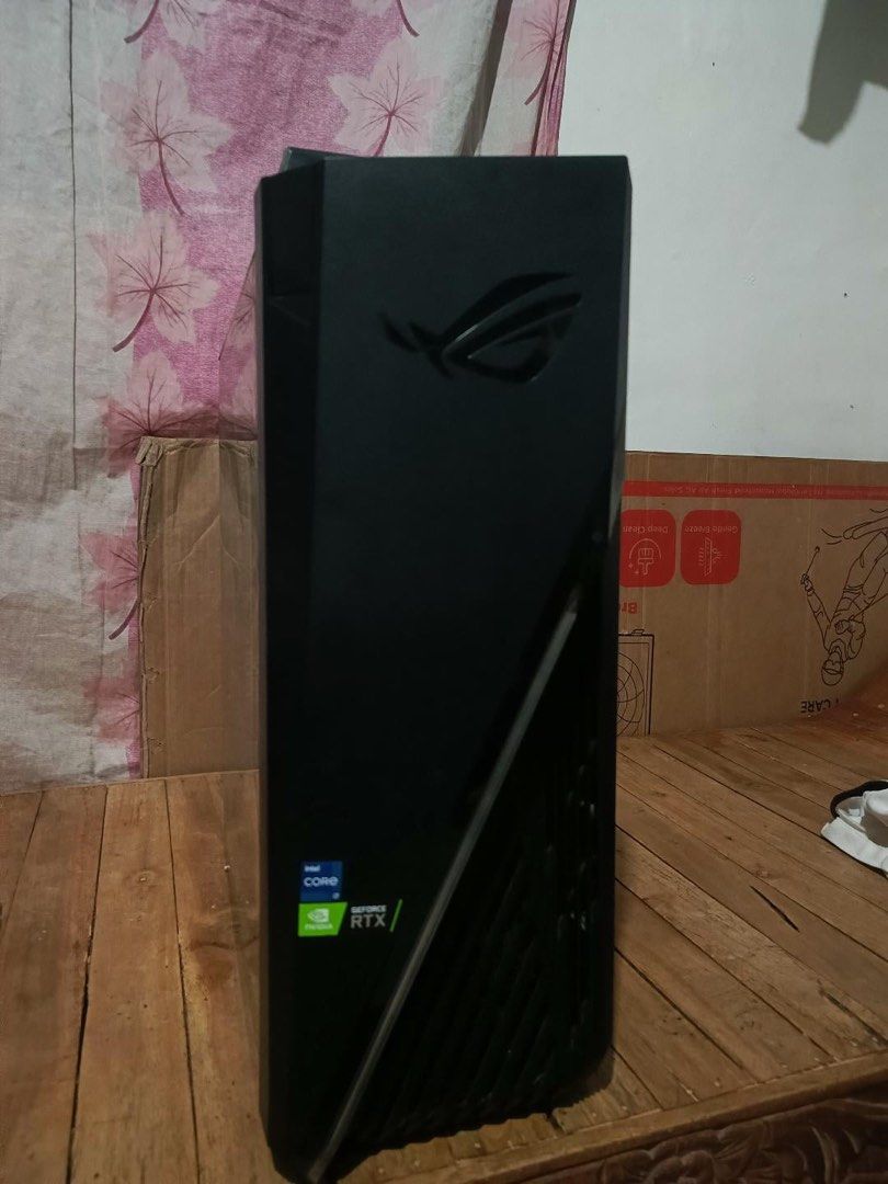 Asus ROG Strix GT15 (Category: Desktops) located in Manila. Submitted by coolowl-fc15 (Listing ID 1467774378, Image 2). Description: Asus ROG Strix GT15 G15CF-XB764 Gaming Desktop Computer - Intel Core i7 12th Gen i7-12700F Dodeca-core (12 Core) 2.10 GHz - 16 GB RAM DDR4 SDRAM - 512 GB PCI Express 4.0 SSD - Tower - Star Black Bought in Canada last Nov 19, 2024. Physical receipt was lost, Digital Receipt was lost when the old phone that was used t