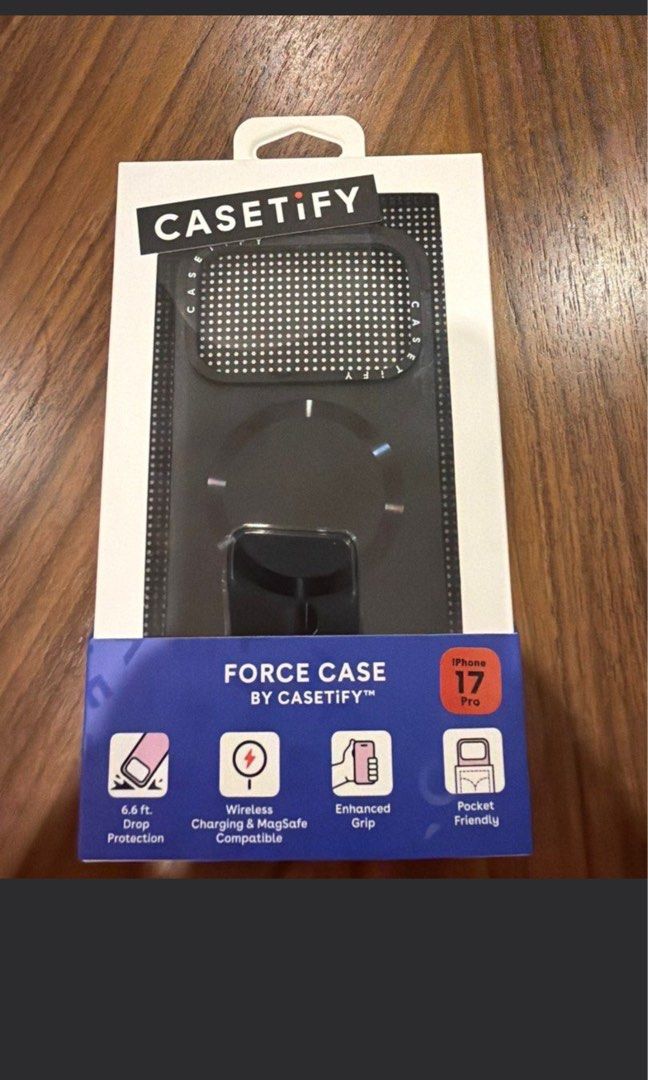 Authentic Casetify Iphone 17 Pro Case (Category: Cases & Sleeves) located in Paranaque City. Submitted by E8231 (Listing ID 1467744134, Image 1). Description: Never used never open authentic casetify RFS: Wronf Model.