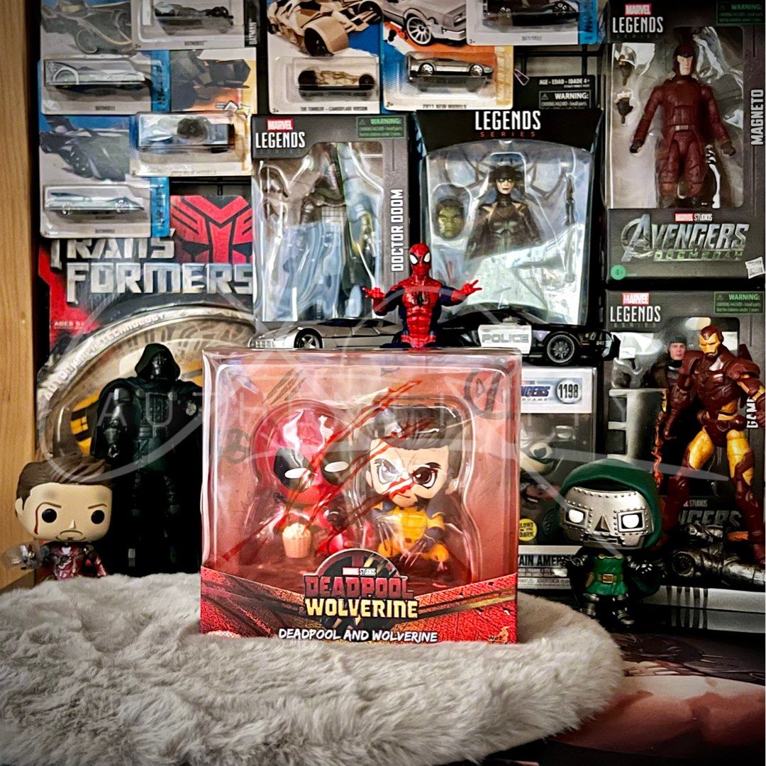 Authentic Hot Toys Cosbaby Deadpool & Wolverine Marvel Studios MISB MCU (Category: Figurines & Statues) located in Taguig. Submitted by Authentics (Listing ID 1467717663, Image 1). Description: Authentic Cosbaby Deadpool & Wolverine Marvel Studios Hot Toys MISB MCU FYI - Buyer Will Book & Shoulder Shipping P2,650 WHAT YOU SEE IS WHAT YOU GET -New Never Opened -Just Displayed As Is -Price Final & PAYO -Only G-Cash -Onhand/Ready To Ship IMPORTANT -