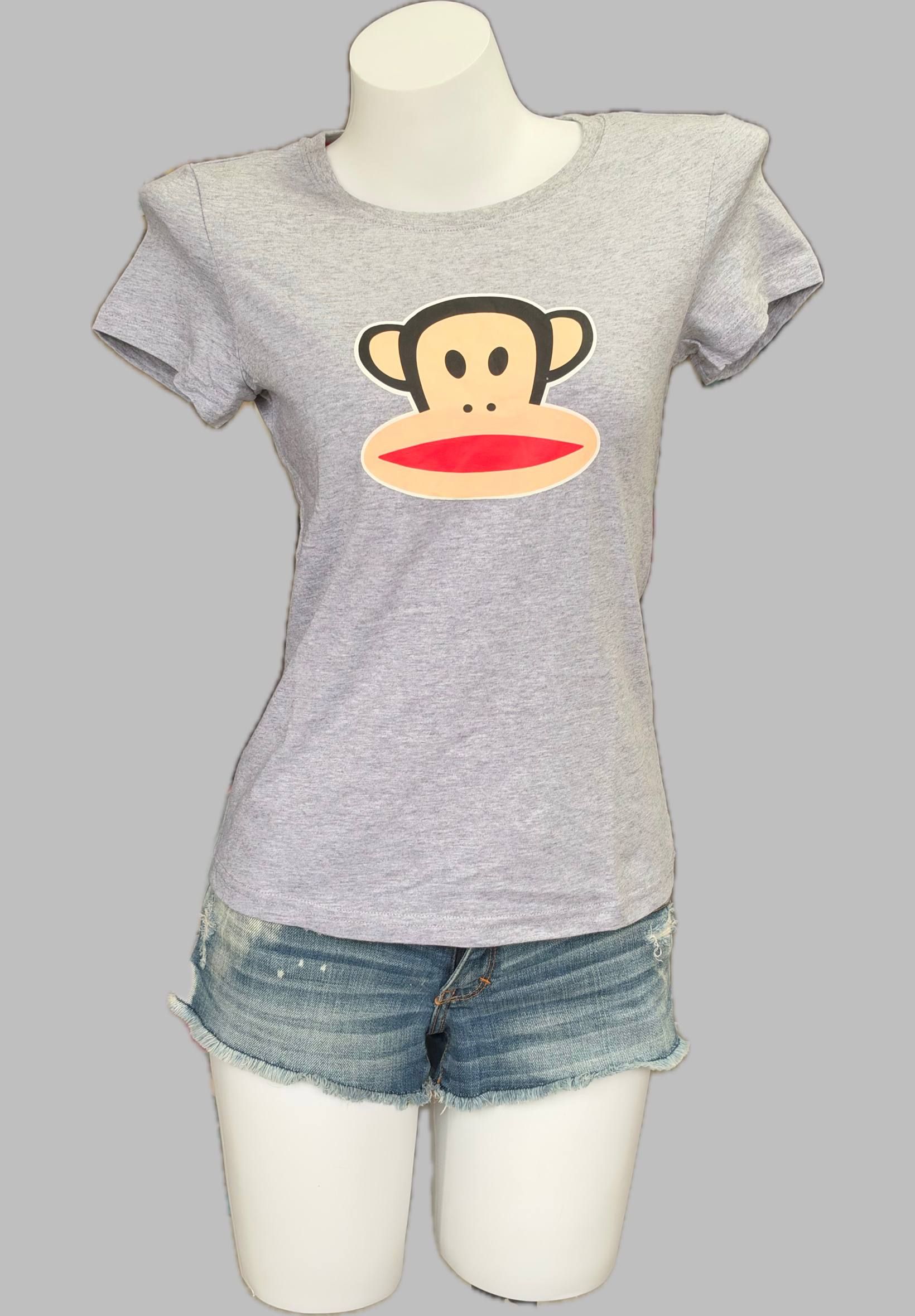 Authentic Paul Frank Basic Gray Tee (Category: Shirts) located in Singapore. Submitted by tuttiess (Listing ID 1467664800, Image 1). Description: Authentic gray basic short-sleeve Paul Frank tee with Julius the monkey graphic on the front..