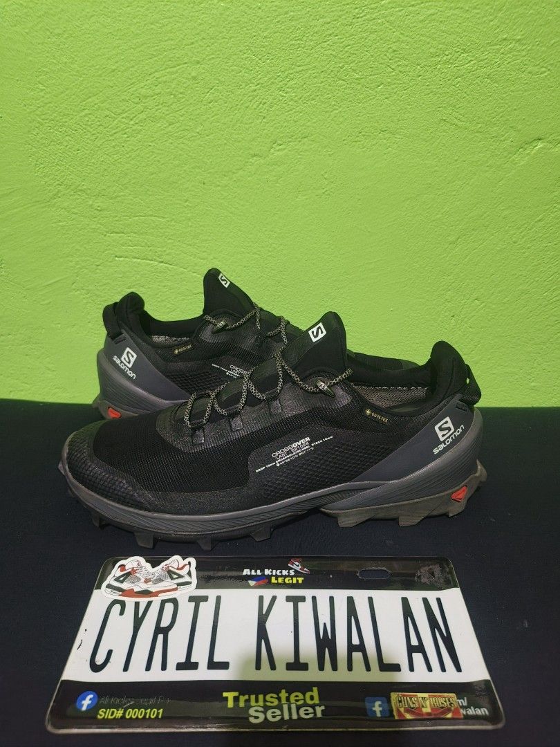 Authentic Salomon CrossOver Goretex Triple Black (Category: Sneakers) located in Baguio. Submitted by ckiwalan (Listing ID 1467742867, Image 2). Description: For sale Authentic Like new condition No issue Thick outsole Lightweight Baguio city can ship nationwide.