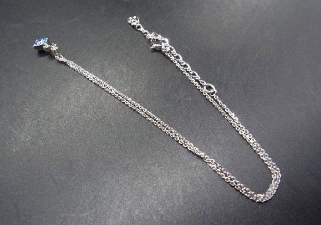 AUTHENTIC Swarovski Crystal Square Blue Necklace Pendant (Category: Necklaces) located in Davao. Submitted by my_picks (Listing ID 1467673346, Image 2). Description: AUTHENTIC Swarovski Crystal Square Blue Necklace Pendant Almost brand new! Worn only once for about 6 hours, then kept in storage. Secondhand pieces of the same necklace are selling online for US$87 (excluding shipping), around ₱4,890. Uploaded screenshots for reference on the curren