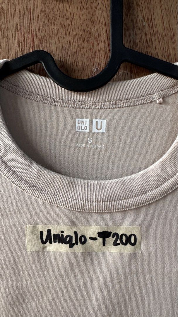 Authentic Uniqlo Crew Neck Shirt Cream Small (Category: Shirts) located in Cavite. Submitted by __elizagarcia.xi (Listing ID 1467777791, Image 2). Description: - Brand: Authentic Uniqlo (Uniqlo U line) - Style: Crew Neck Short Sleeve Shirt - Color: Violet / Dusty Purple - Size: Small - Condition: Like new, only used once - Retail Price: ₱590 - Material: Soft, high-quality cotton blend for everyday comfort.