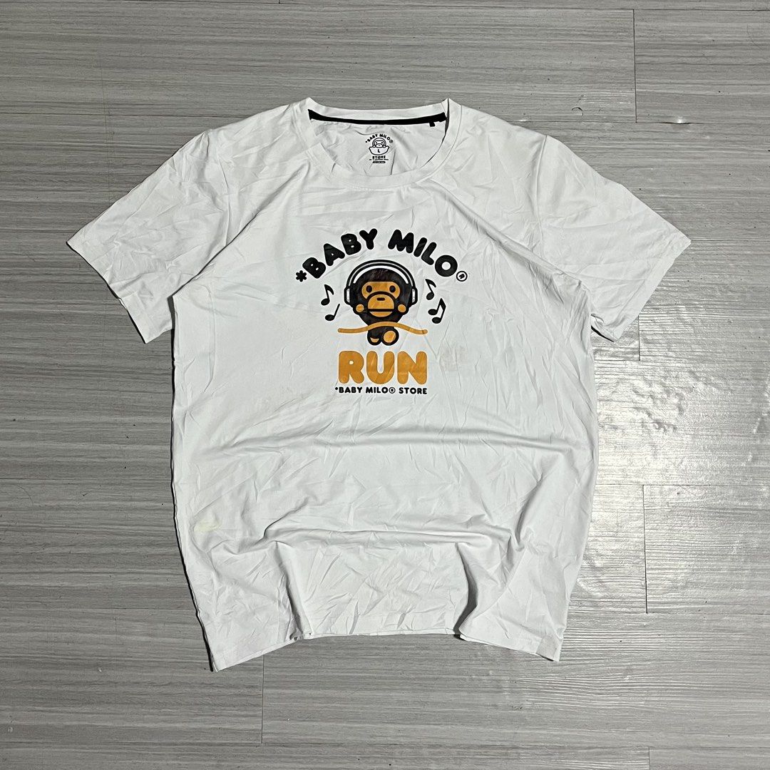 BABY MILO (Category: Tshirts & Polo Shirts ) located in Iloilo. Submitted by thrift2cali (Listing ID 1467628042, Image 1). Description: ITEM NAME: BABŸ MILO DIMES: 21 / 27.5 SIZE: LARGE CONDITION: EXCELLENT ISSUE: NEEDS WASH COLOR MAY VARY DUE TO LIGHTING - ADD SF OUTSIDE ILL CITY!.