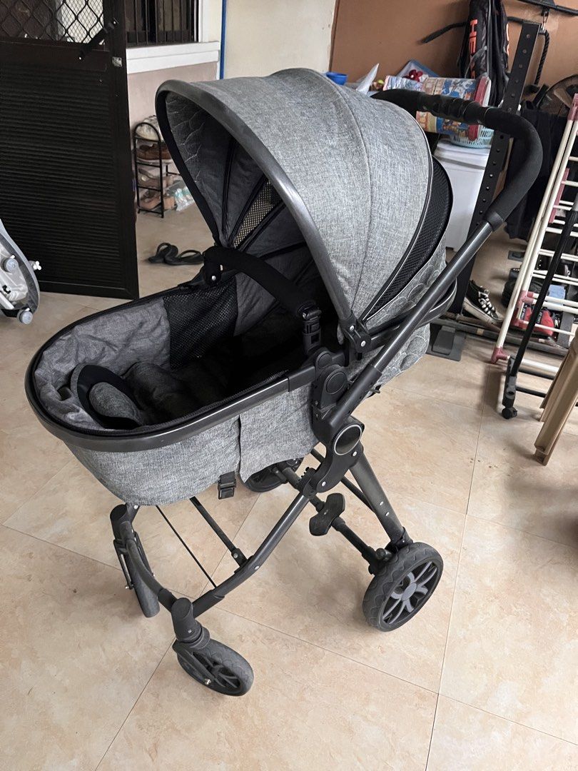 Baby Stroller with free walker (Category: Strollers) located in Tarlac. Submitted by jamcastillo2122 (Listing ID 1467731019, Image 1). Description: Foldable stroller and foldable walker.