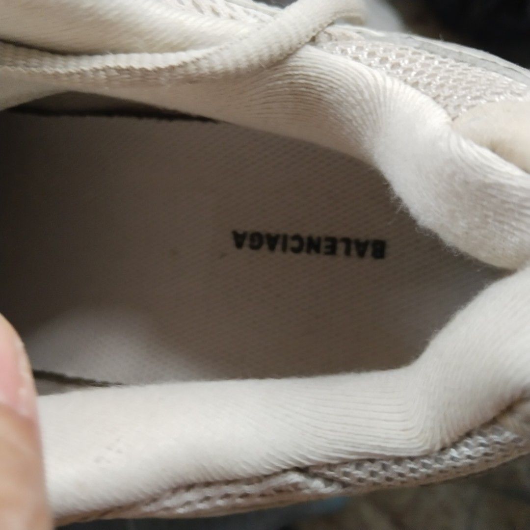 Balenciaga Xpander Chunky Sneaker Neutral Cream (Category: Sneakers) located in Lubao. Submitted by dione_closet503 (Listing ID 1467613279, Image 3). Description: - Style: Trendy chunky sneakers in a neutral cream tone with chic metallic gold and black panel details - Design: Distinctive cut-out heel architecture with breathable mesh uppers and lace-up closure - Comfort & Durability: Thick athletic soles with solid grip and sturdy construction fo