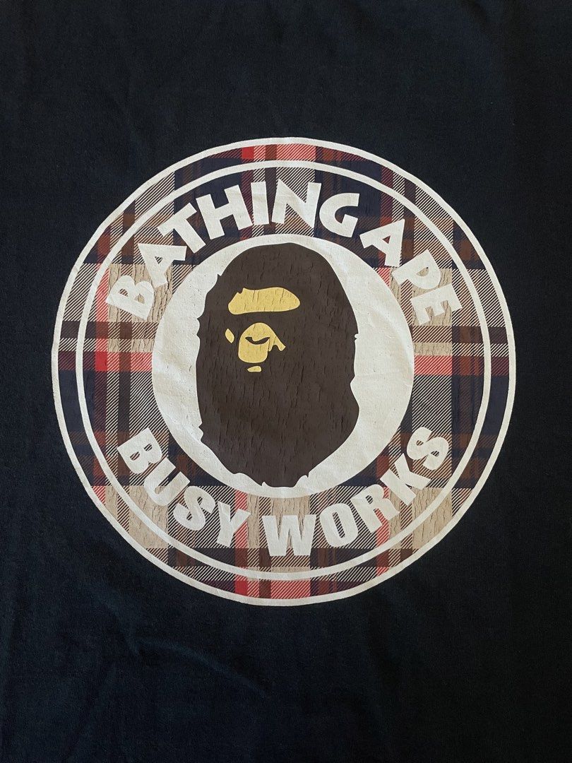 BAPE BUSY WORKS (Category: Tshirts & Polo Shirts ) located in Sagbayan (Borja). Submitted by cocolemonade12 (Listing ID 1467724270, Image 3). Description: AUTHENTIC LIKE NEW MINOR CRACK PRINT SIZE 2XL.