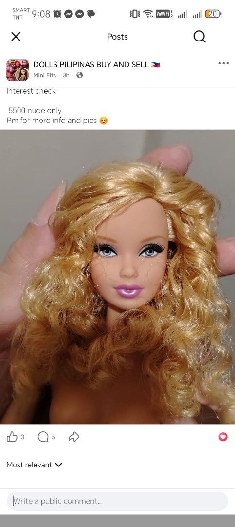 Head only (Category: Kids Toys) located in Rizal. Submitted by minifits (Listing ID 1467626741, Image 1). Description: head only no issue perfect screening - Feel free to PM for inquiries.
