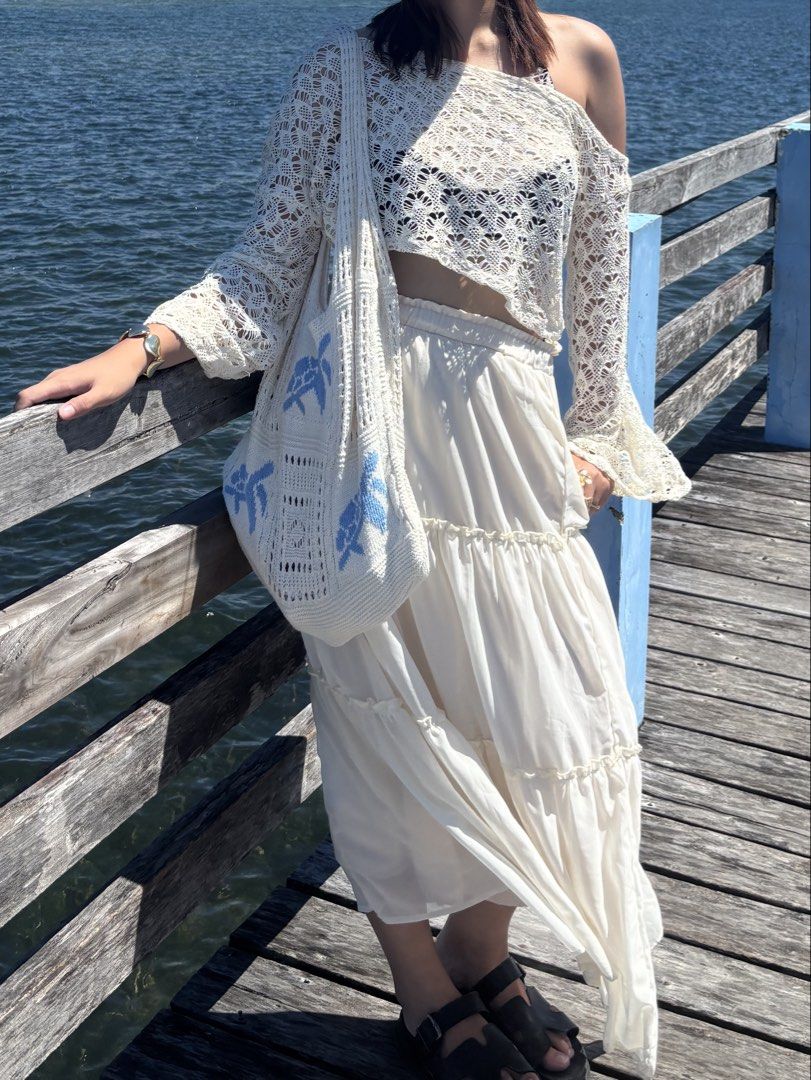 Beach Cover Up (Category: Others Tops) located in Manila. Submitted by sheis_decluttering (Listing ID 1467782809, Image 1). Description: used once.