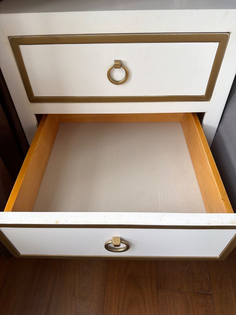 Bedside table (Category: Tables & Sets) located in Singapore. Submitted by jyviolet55-50729 (Listing ID 1467647784, Image 2). Description: 2 bedside table, item inside just for display. .