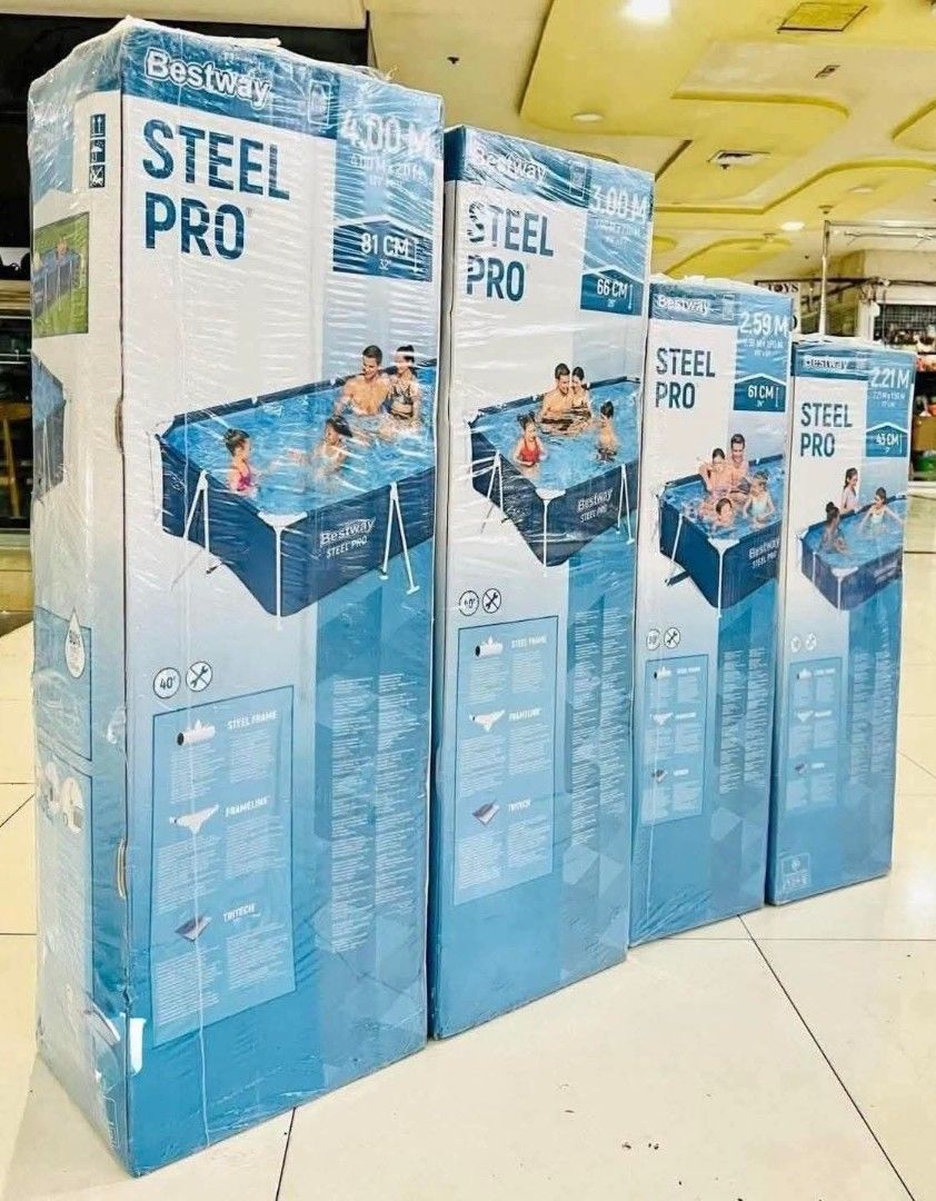 Best Way Steel Pro Pool (Category: Swim Top & Rash Guards) located in Manila. Submitted by aratrgrs (Listing ID 1467625625, Image 1). Description: Same day delivery within metro manila Courier: Lalamove Mode of Payment: CASH ON DELIVERY GCASH BANK TRANSFER Pm for inquiries! Happy Shopping & God bless..