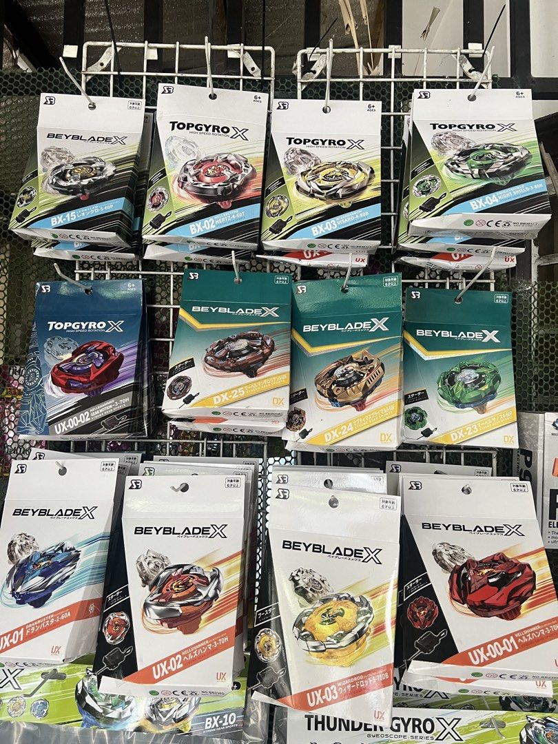 Beyblade X playset upper antipolo (Category: Action & Battle Toys) located in Antipolo. Submitted by unclebobscorner (Listing ID 1467619519, Image 2). Description: 700 pesos - 1 stadium and 2 beyblades of your choice (will send pics ng avail na brys) - launchers are included These are knock off/ fake/ china brand pero quality at matibay Item location: upper antipolo Lalamove pin: kkb antipolo Pick up or lalamove only Buyer books and shoulders shi