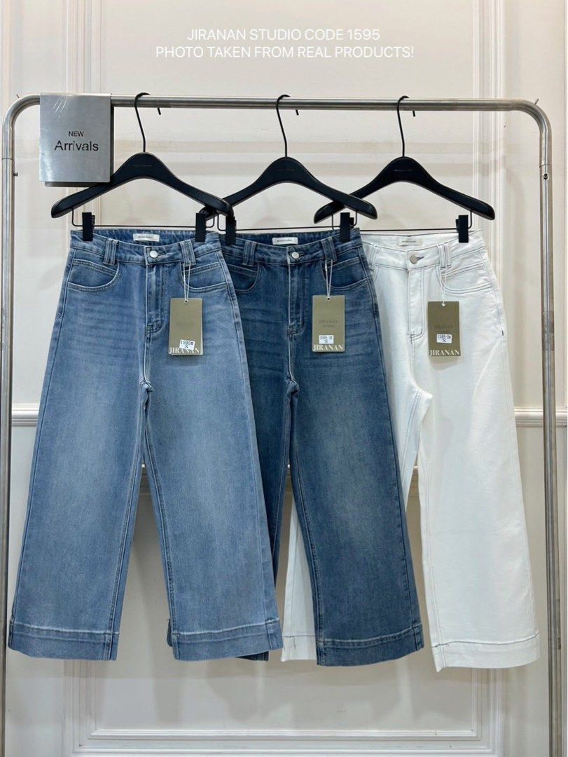 BKK Jiranan Studio Denim Pants (Category: Jeans) located in Paranaque City. Submitted by 1stofmay.ph (Listing ID 1467772954, Image 3). Description: Thailand Premium Items 🇹🇭 Jiranan Studio Petite Pants PH On Hand Brand New Color: Mid Denim & Dark Denim Size: Medium 27"-28" PH On Hand Ready to Ship First to pay Basis (No Reservations) All sales are final (NO Return, NO Refund Policy) Cash on Delivery (COD) is not available. All orders must be pa