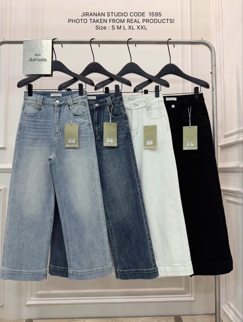 BKK Jiranan Studio Denim Pants (Category: Jeans) located in Paranaque City. Submitted by 1stofmay.ph (Listing ID 1467772954, Image 2). Description: Thailand Premium Items 🇹🇭 Jiranan Studio Petite Pants PH On Hand Brand New Color: Mid Denim & Dark Denim Size: Medium 27"-28" PH On Hand Ready to Ship First to pay Basis (No Reservations) All sales are final (NO Return, NO Refund Policy) Cash on Delivery (COD) is not available. All orders must be pa