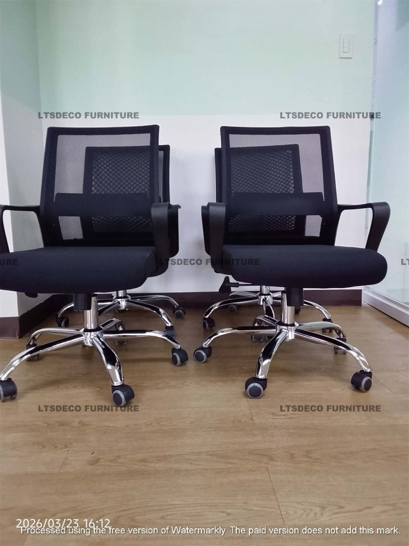BLACK MESH OFFICE CHAIR OFFICE PARTITION (Category: Office Furniture & Fixtures) located in Quezon City. Submitted by gel-4297 (Listing ID 1467691748, Image 1). Description: LTSDECO Home and Office Furniture Trading MANUFACTURER • FABRICATOR • SUPPLIER Looking for office furniture, modular partitions, workstations, or customized furniture? We can help! LTSDECO Home and Office Furniture Trading is a trusted manufacturer, fabricator, and supplier o