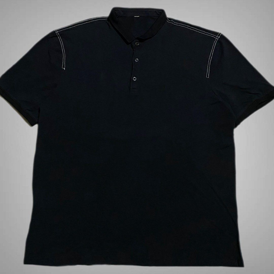 Black Polo with backprint (Category: Tshirts & Polo Shirts ) located in Mabalacat. Submitted by stellargarments (Listing ID 1467644736, Image 1). Description: L: 26 W : 21 Condition : 9/10 GANDA NG DETAILS GANDA NG STATEMENT SUPER NICE & KINIS! NO ISSUE SA COLLAR 😊 VERY COMFY & SMOOTH ON SKIN NEED WASH NO MAJOR STAIN FRESH FROM BALE.