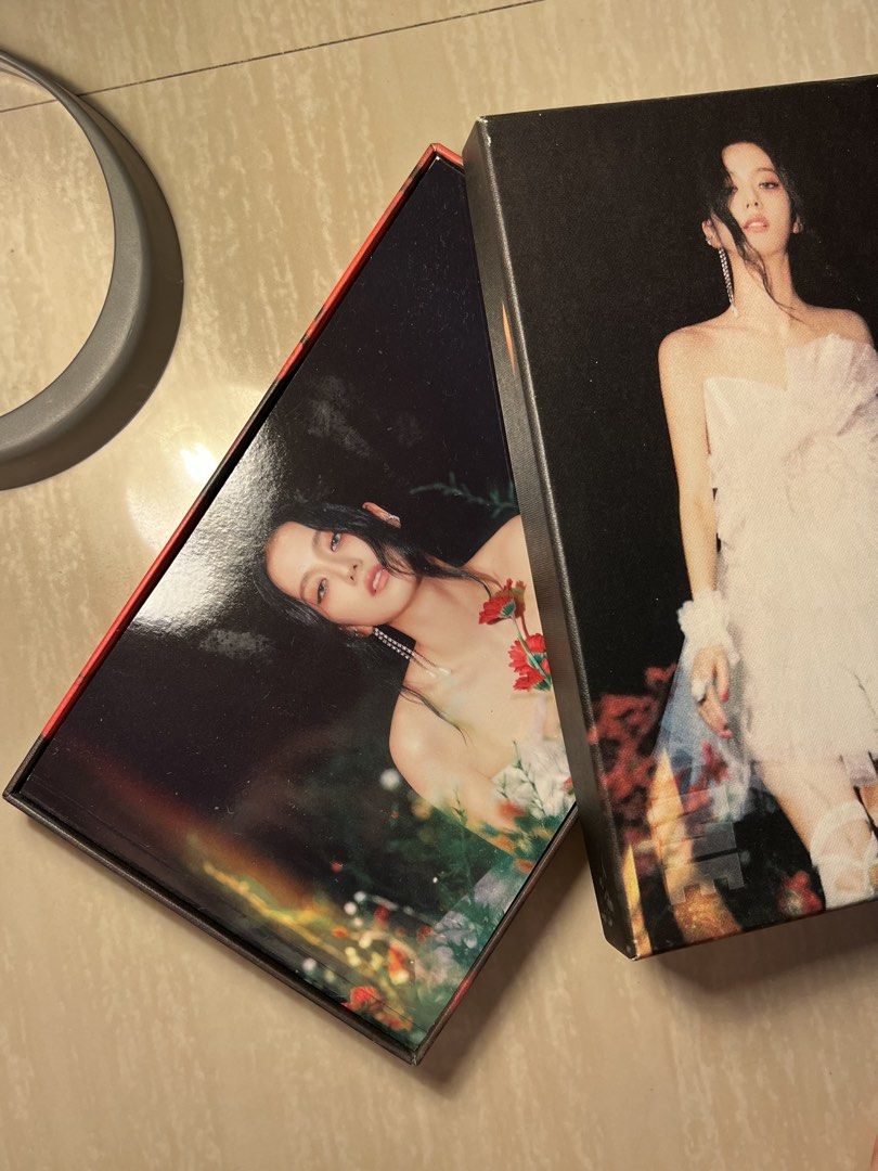 Blackpink Jisoo Album (Category: Assessment Books) located in Manila. Submitted by yona144p (Listing ID 1467712151, Image 2). Description: Package Box - Photobook - CD - Selfie Photocard (random 1 of 4) - Polaroid (random 1 of 4) - Lyrics Paper .