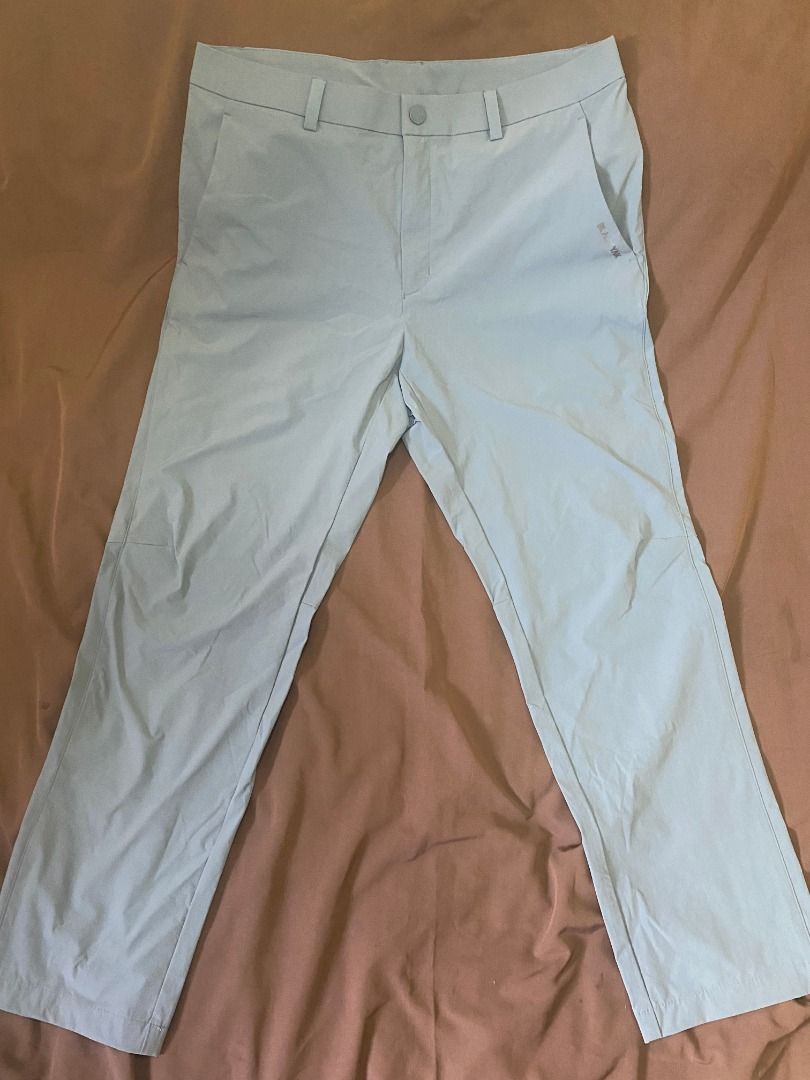 Blackyak Light Blue Outdoor Pants (Category: Jeans) located in San Pablo. Submitted by kisha_santonia (Listing ID 1467670036, Image 1). Description: - Brand: Blackyak - Color: Light blue with subtle front pocket branding - Material: Light and stretchy fabric, perfect for active movement - Features: Belt loops and zip fly - Measurements: ~21 inches across the waist, ~39 inches total length - Condition: Excellent, no rips or stains noticed.